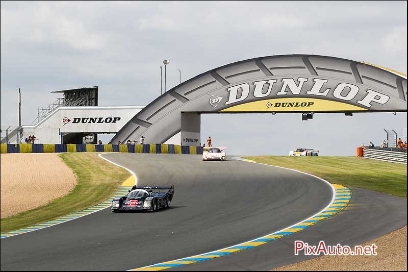 Le-Mans-Classic 2016, Group C, Porsche 962C Au Dunlop