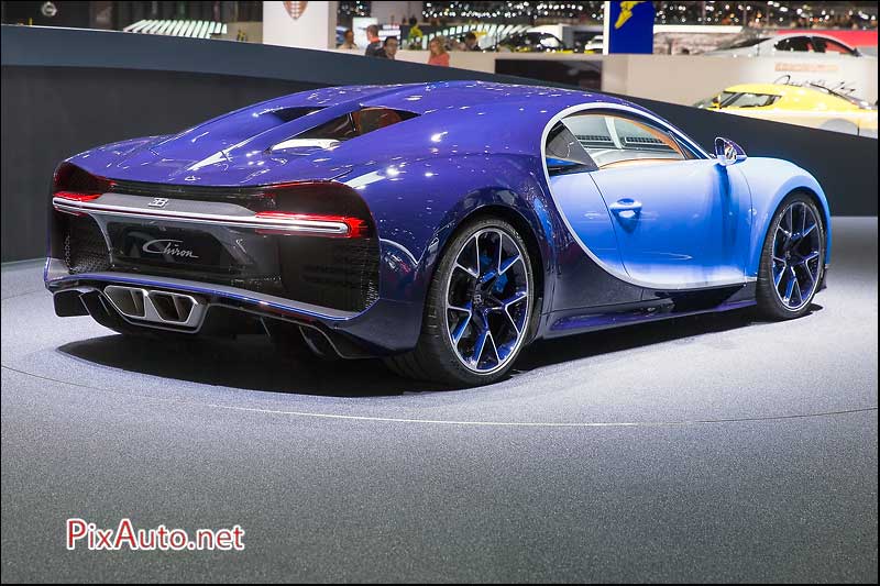 Salon-auto-geneve, Bugatti Chiron Rear