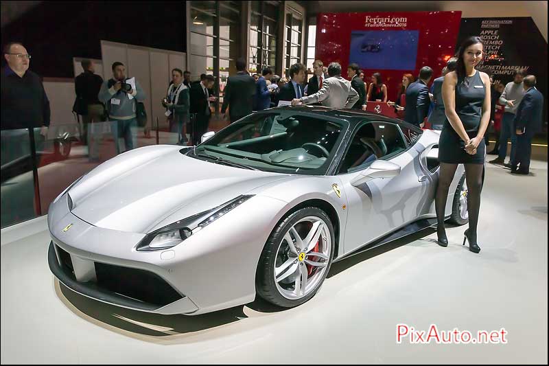 Salon-auto-geneve, Ferrari 488 GTB