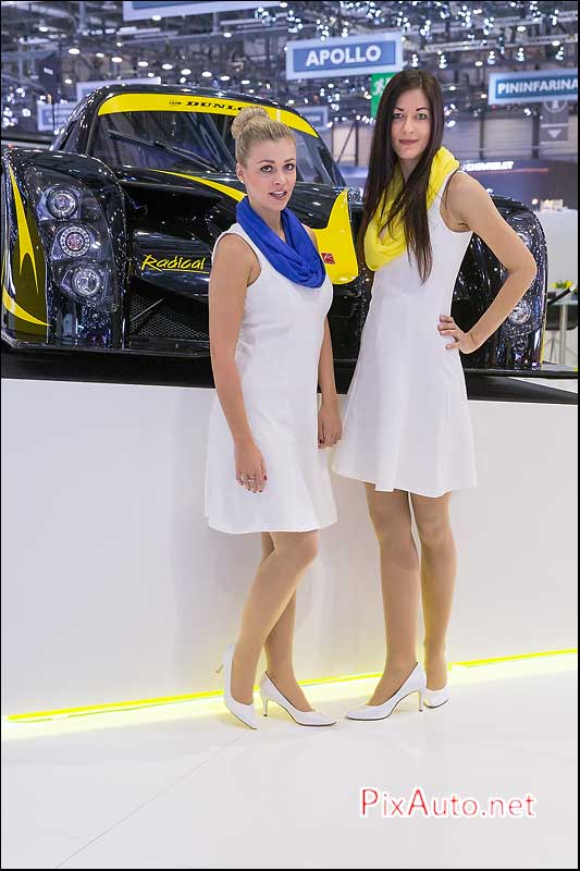 Salon-auto-geneve, Hotesses Stand Dunlop