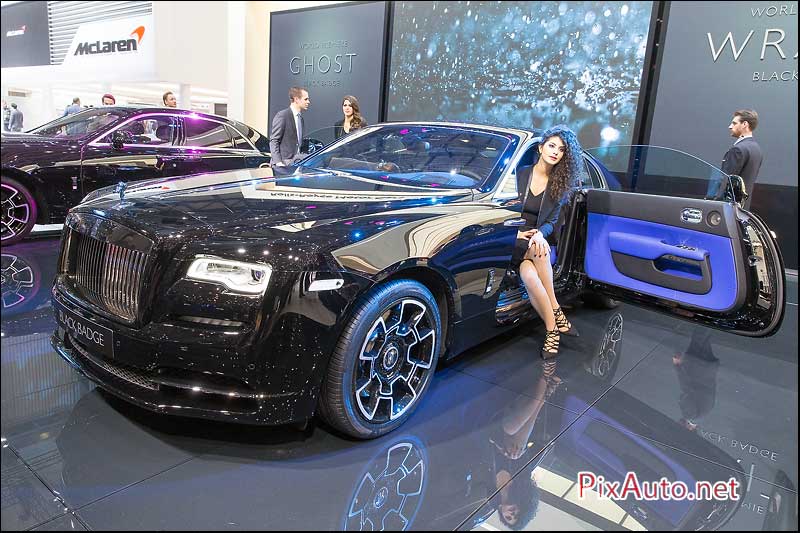 Salon-auto-geneve, Rolls Royce Wraith Black Badge