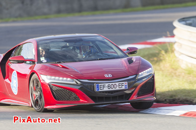 Les-Grandes-Heures-Automobiles, Bruno Saby avec la Honda NSX