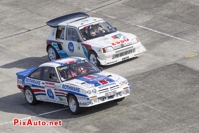 Les-Grandes-Heures-Automobiles, Opel Manta Et 205 T16 Grp B