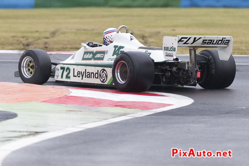 Grand-Prix-de-France-Historique, F1 Williams FW07B au Raccordement