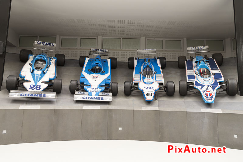 Conservatoire-monoplace-française, F1 Ligier JS7, JS9, JS11/15 et JS17