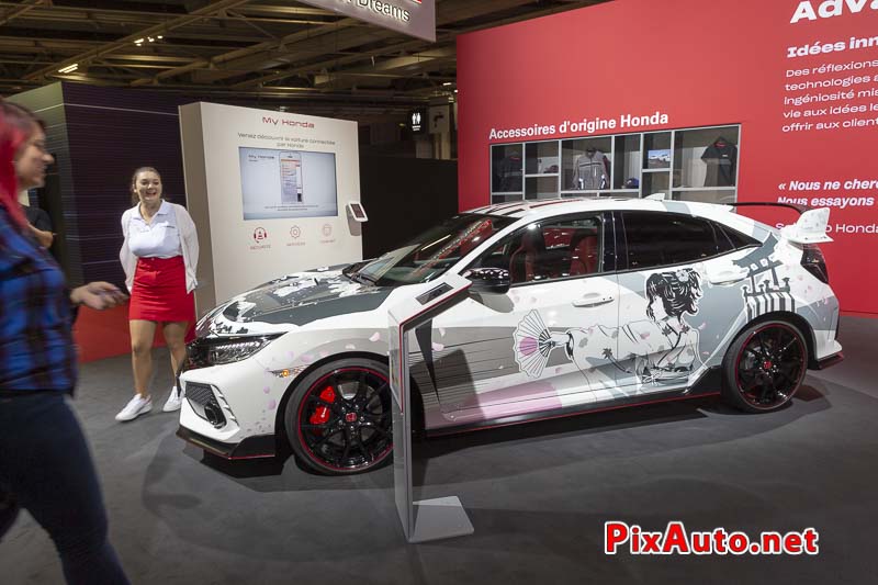 Paris Motor Show, Art Car Honda Civic R Manga