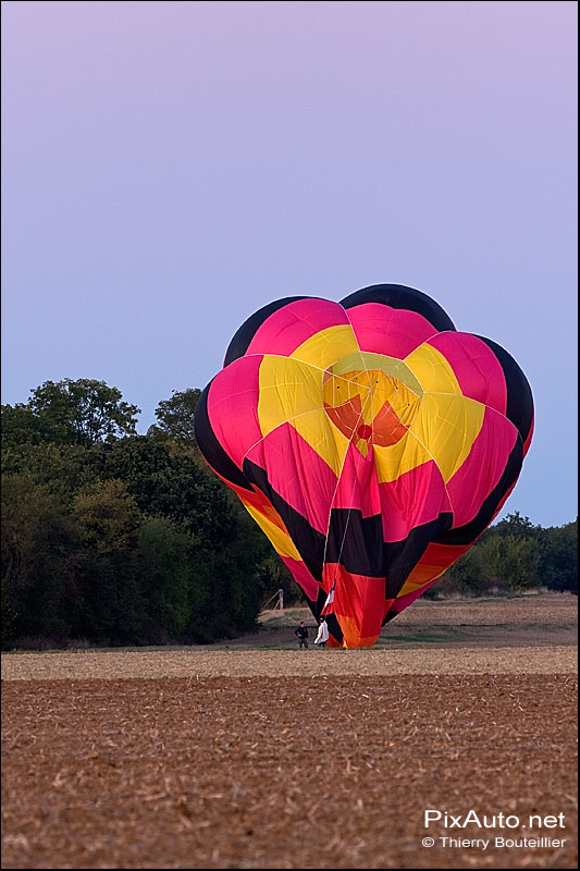 Montgolfière soupape.
