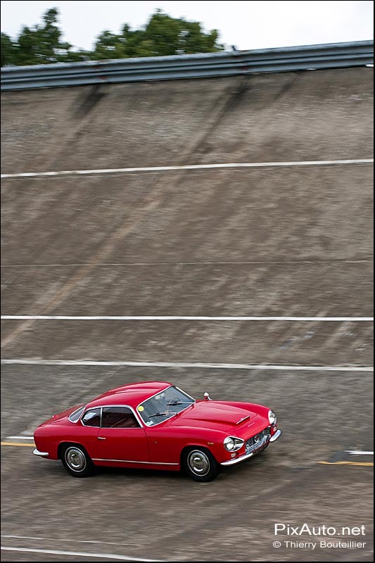 Lancia Flaminia coupe supersport Zagato, Autodrome Linas-Montlhery