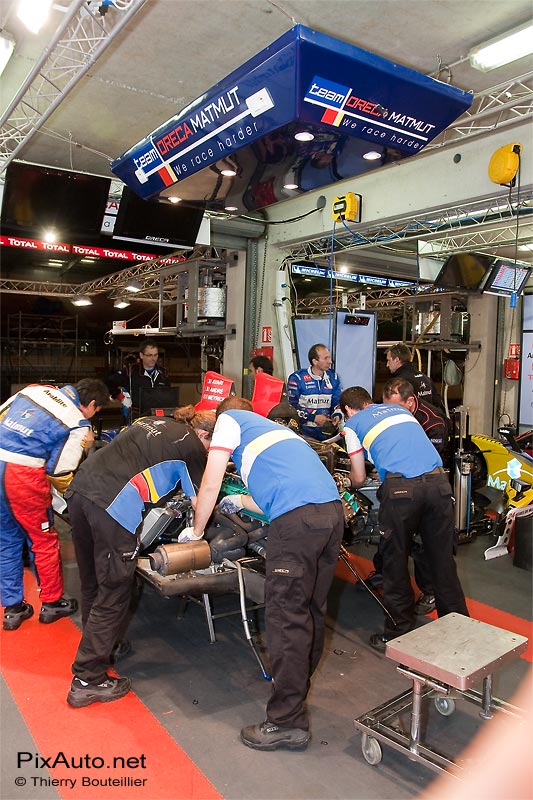 Stand Oreca Matmut 24heures du mans