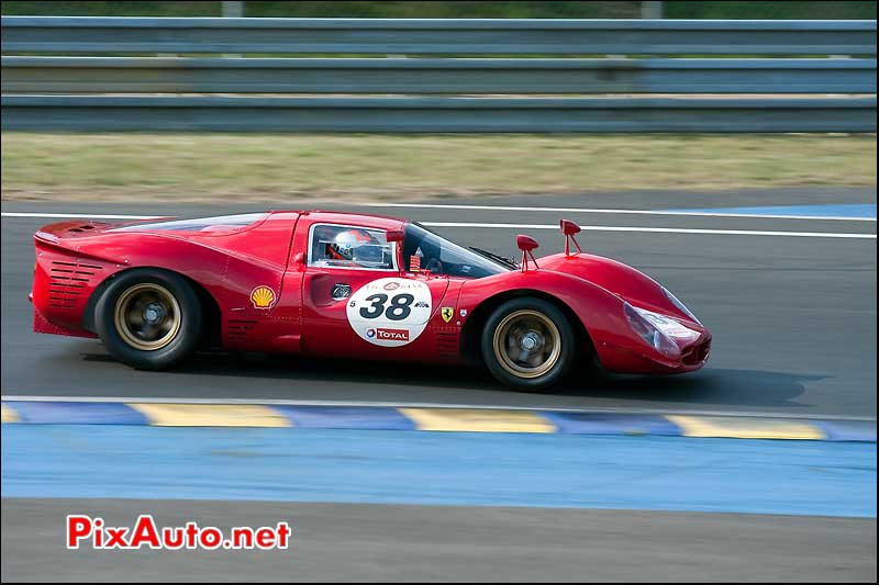 Ferrari 330 P3 aux mans classic circuit des 24heures