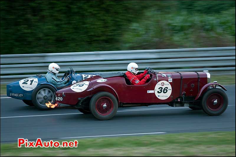 Lagonda LG45 aux mans classic circuit des 24heures