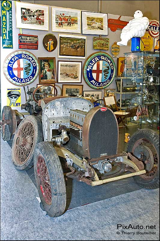 salon retromobile Châssis Bugatti