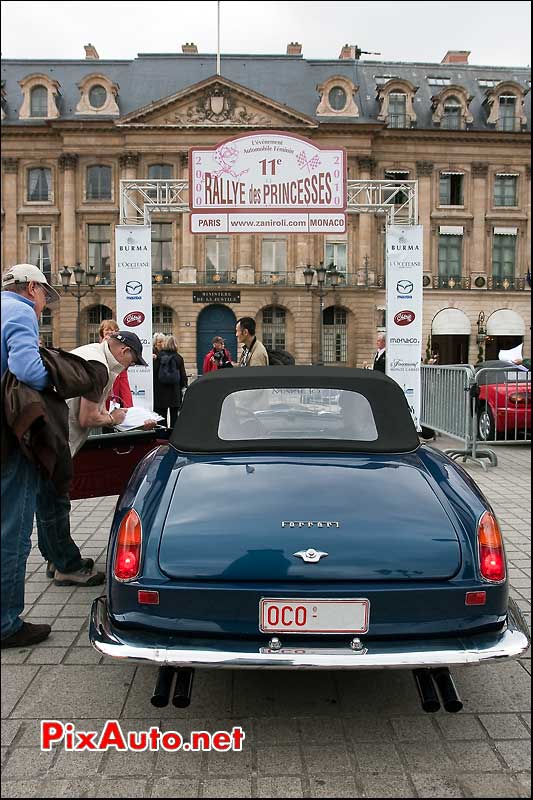 Ferrari spider rallye des Princesses