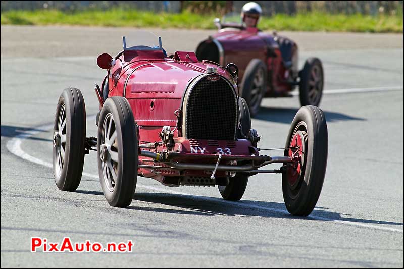 bugatti type-51r de 1932, vintage revival montlhery