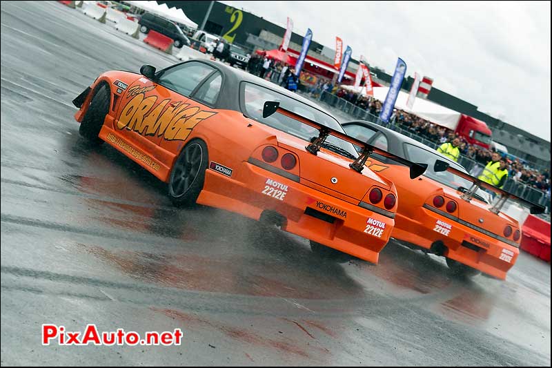 team orange drift show autoworks festival