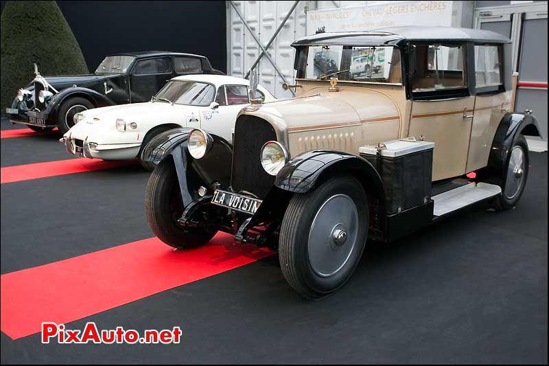 Voisin C7, C25 et Panhard CD.