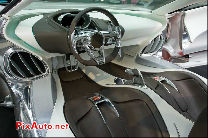 Habitacle Concept-car Jaguar C-X75 Festival Automobile International