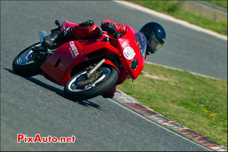 moto cagiva iron bikers circuit carole