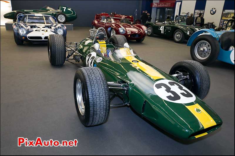 Monoplace Lotus-Climax 33 salon retromobile