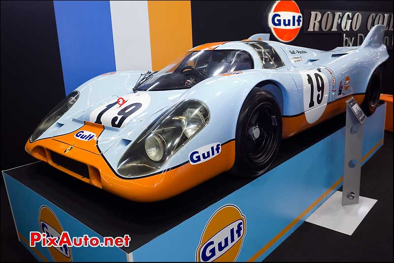  Porsche 917 Gulf salon retromobile Rolfo Gulf Collection