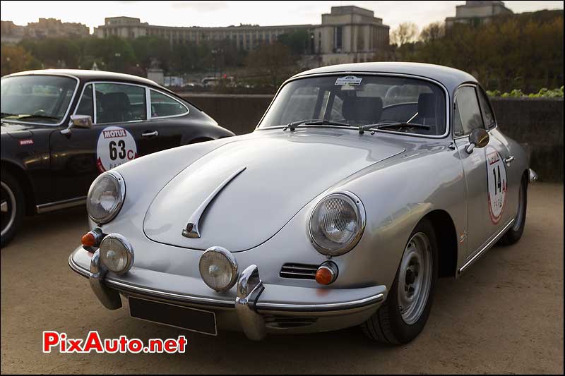 coupe porsche 356c rally de paris classic