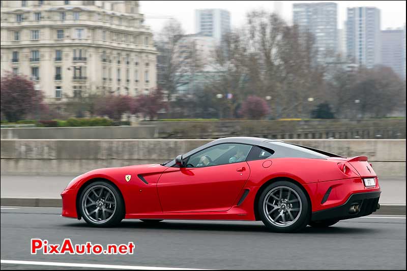 Ferrari 599GTO rally de paris