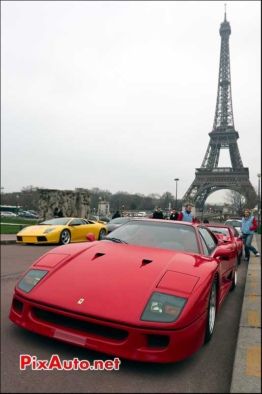 ferrari f40 rally de paris