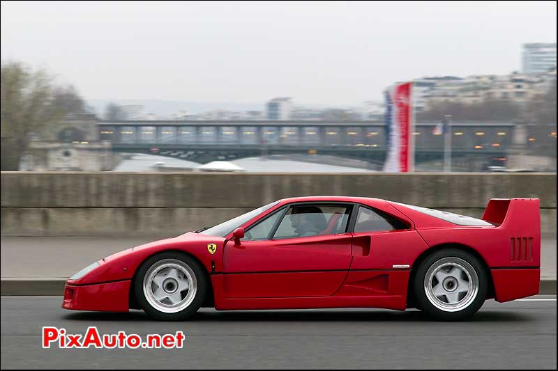 ferrari f40 rally de paris