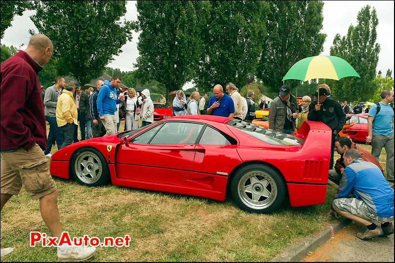 ferrari f40 au classic british welcome saint saturnin