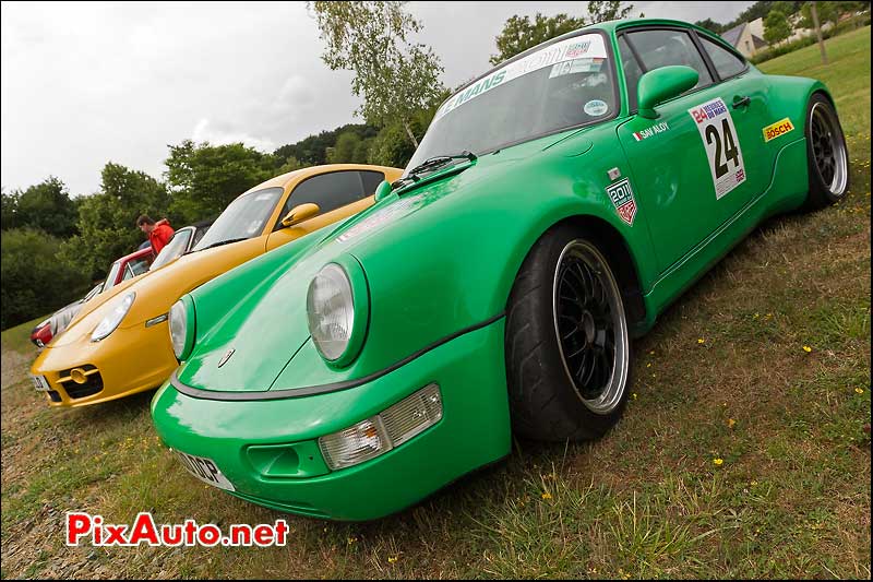 porsche 911 green au classic british welcome