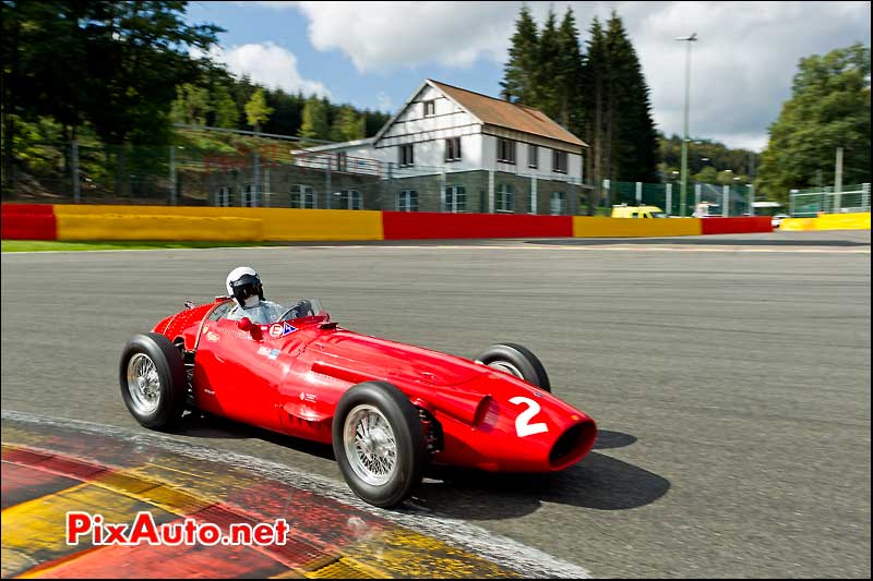 maserati 250f de 1955, SPA francorchamps 2011