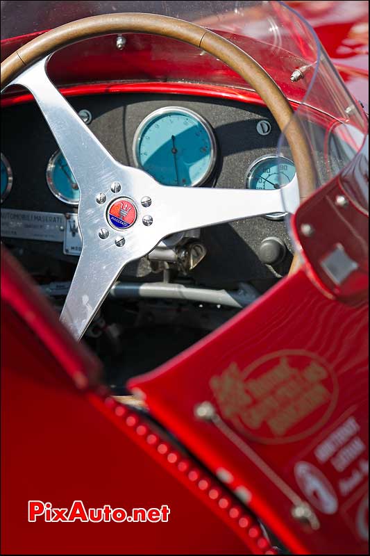 poste de pilotage maserati 250f de 1958