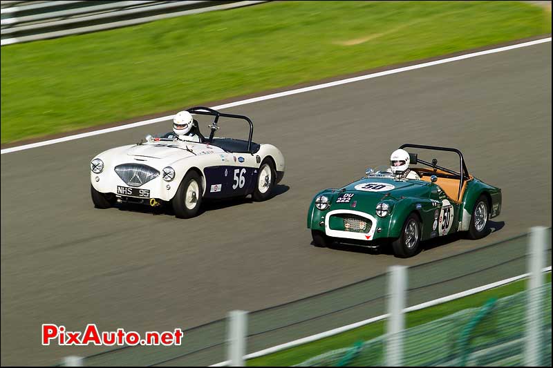 triumph et austin healey, SPA francorchamps 2011