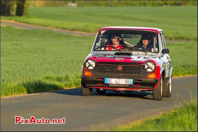 autobianchi a112 de 1979, tour auto optic 2000