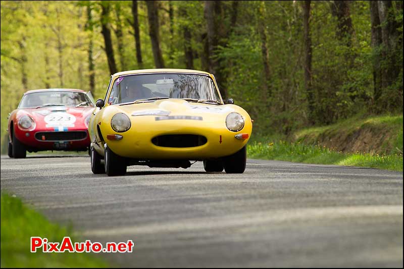 jaguar type-e de 1962, tour auto optic 2000