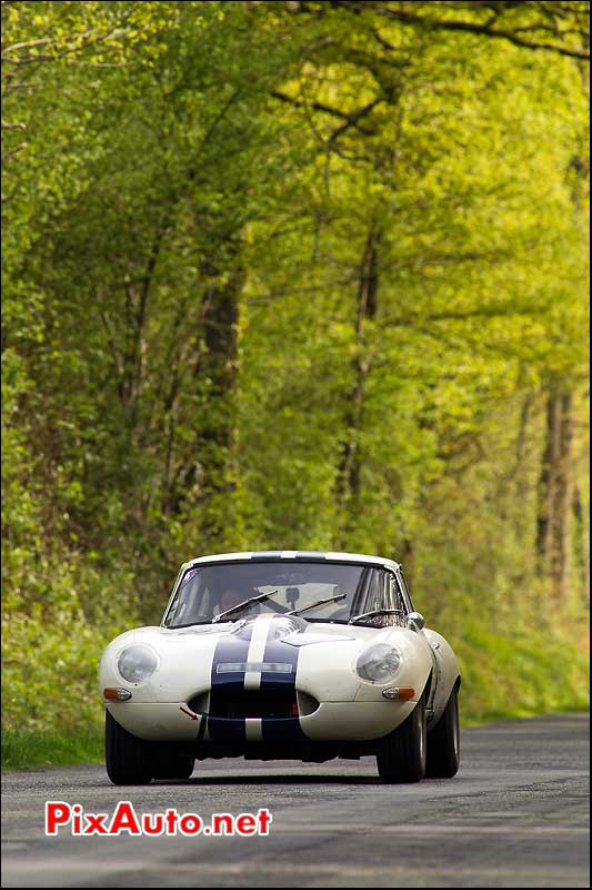 jaguar type-e de 1963, tour auto optic 2000