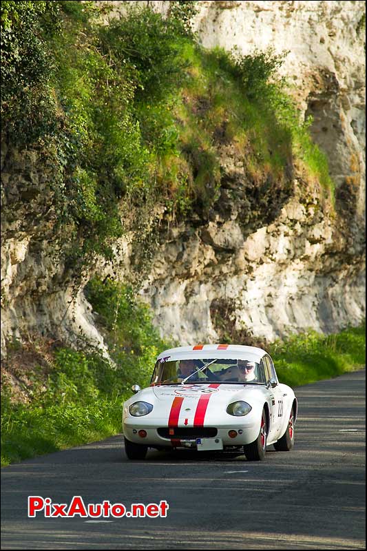 lotus elan de 1964, tour auto optic 2000