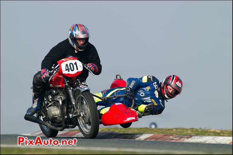 Side-Car, Trophee Coluche, circuit Carole