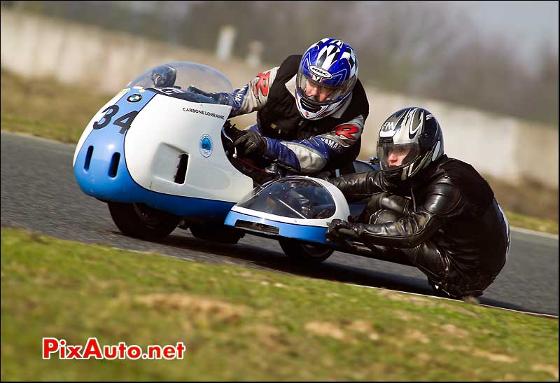 Side-Car, Trophee Coluche, circuit Carole