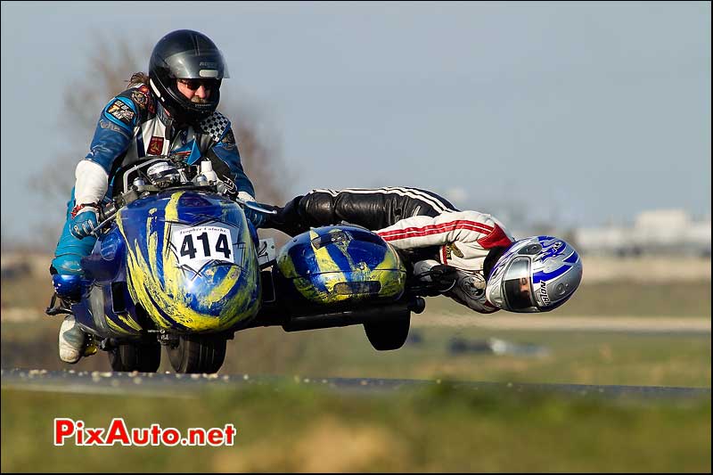 Side-Car, Trophee Coluche, circuit Carole