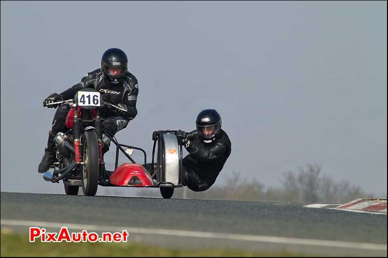 Side-Car, Trophee Coluche, circuit Carole