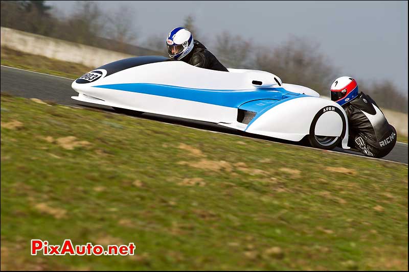 Side-Car, Trophee Coluche, circuit Carole