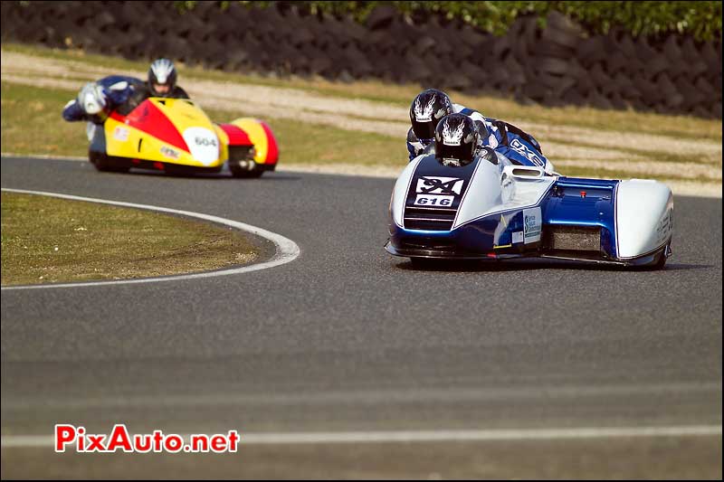 Side-Car, Trophee Coluche, circuit Carole