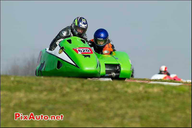 Side-Car, Trophee Coluche, circuit Carole