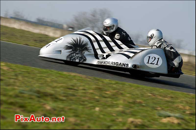 Side-Car, Trophee Coluche, circuit Carole