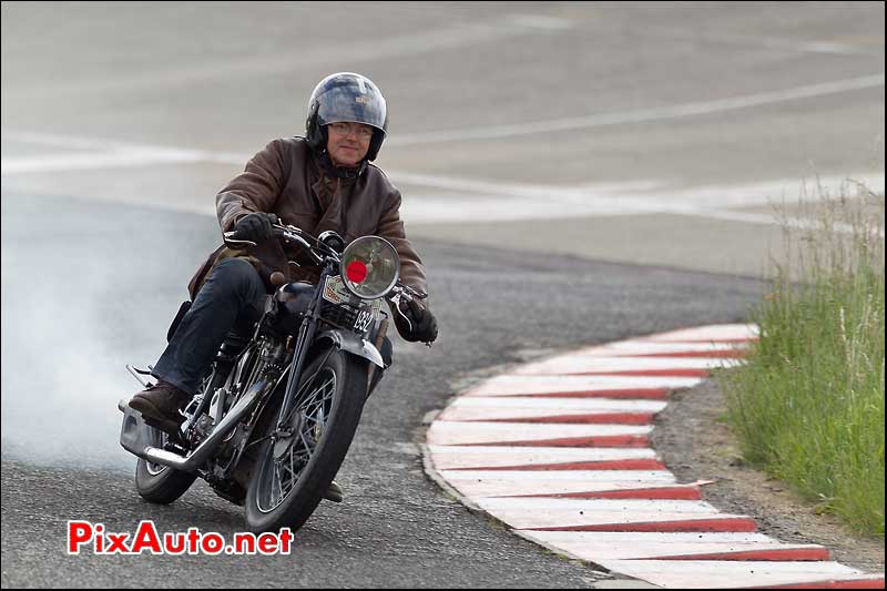 Motosacoche 350R14H, journee moto ancienne Autodrome de Montlhery