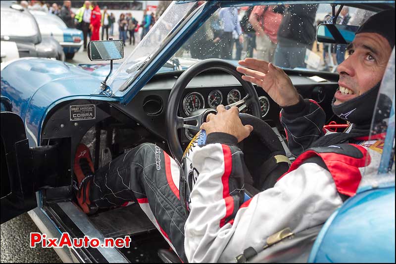 Perez Companc dans Cobra Daytona, Le Mans Classic