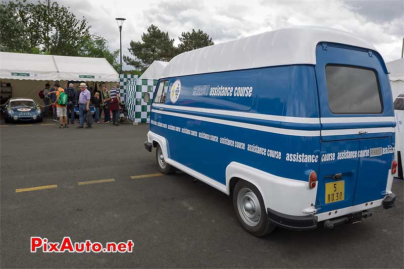 estafette renault assistance course le mans classic 2012