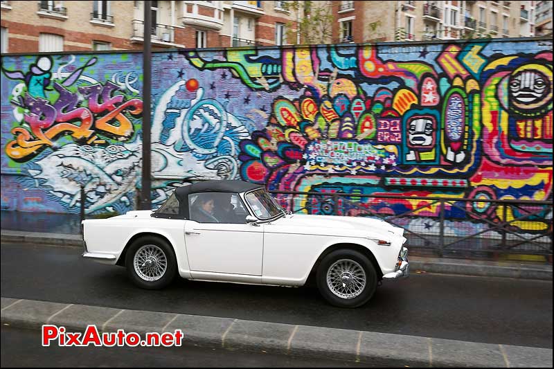 triumph tr4 de 1966 randonnee automedon