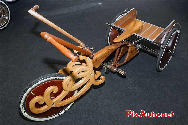 tricycle lowrider en bois salon automedon